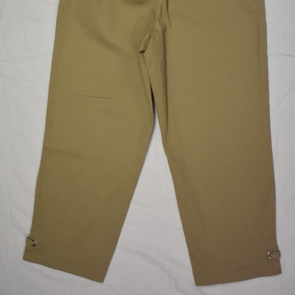 Croft & Barrow Embellished Hem Pull-On Crop Jeans-NWT - Picture 4 of 5